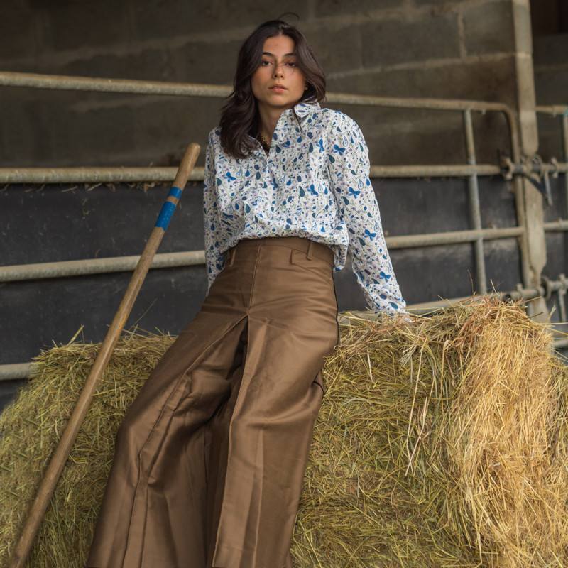 Traditional Camargue moleskin culotte skirt