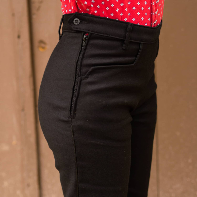 Pantalon gardian femme en moleskine extensible