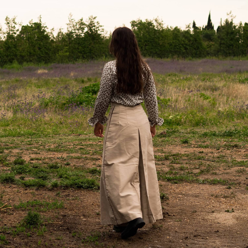 Traditional Camargue moleskin culotte skirt