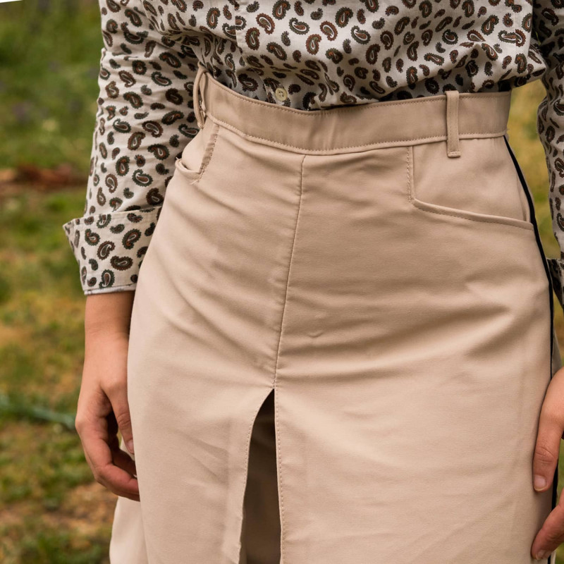 Traditional Camargue moleskin culotte skirt