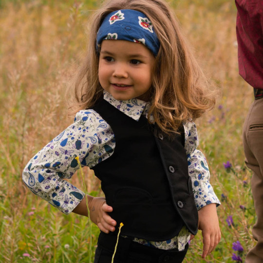Children's Camargue moleskin waistcoat - Vincent et Mireille