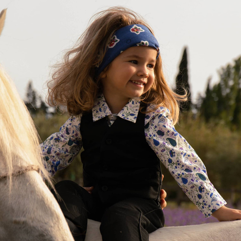Gilet gardian enfant en moleskine