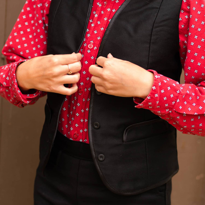 Women’s Camargue moleskin waistcoat