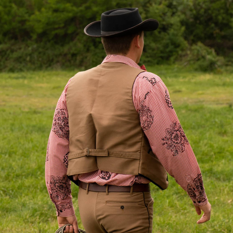 Men’s Camargue moleskin waistcoat