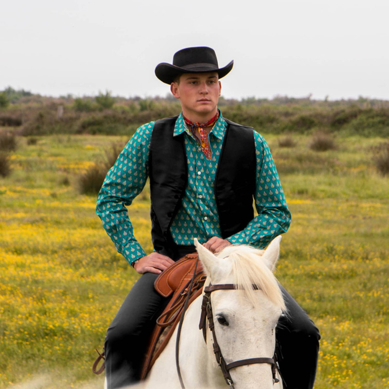 Men’s Camargue moleskin waistcoat