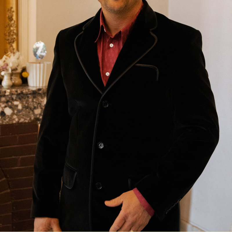 Traditional palatine velvet Camargue jacket
