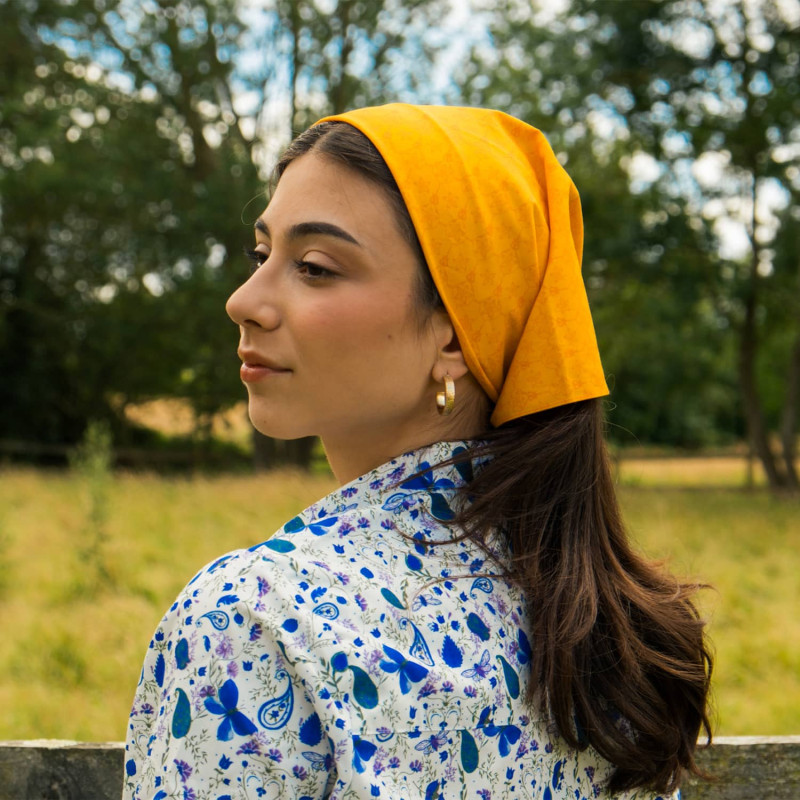 Camargue scarf "Champs des Gardians"