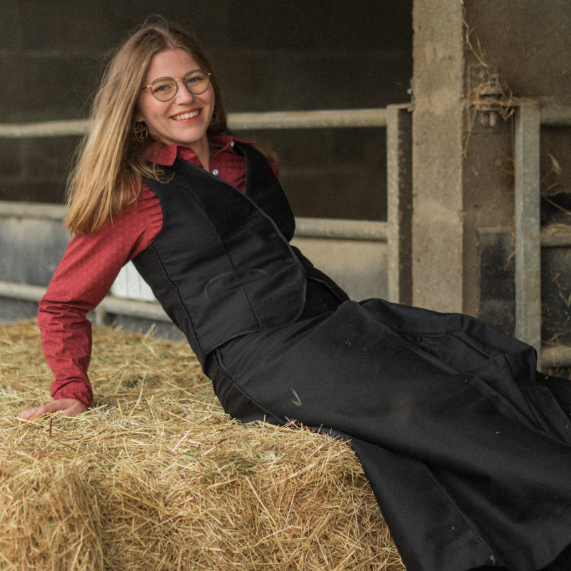 Women’s Camargue moleskin waistcoat