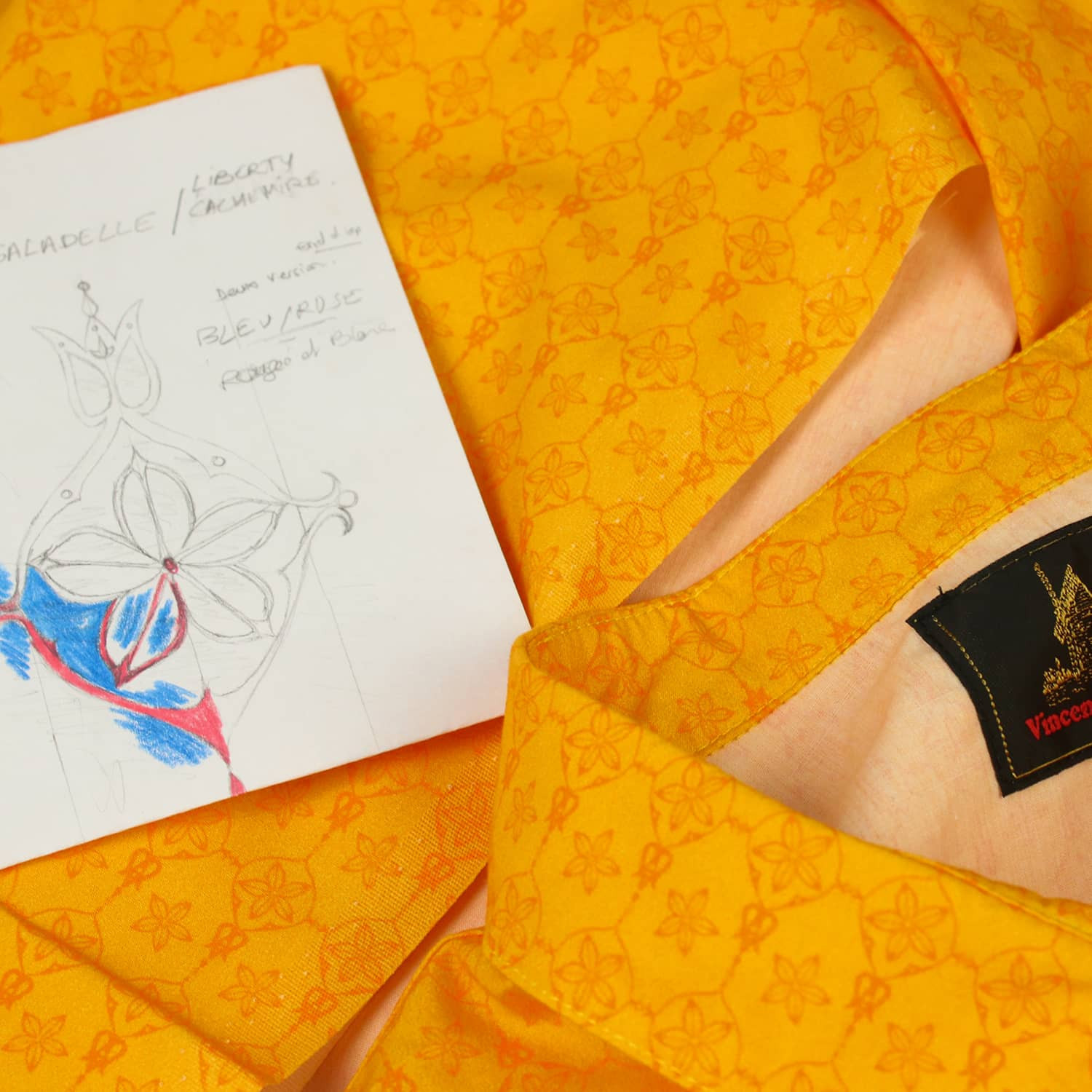 Collection motif Champs des Gardians - Vincent et Mireille